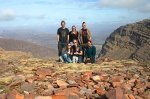 Group photo on Sgurr a' Chaorachain