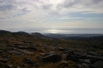 Looking across a very hazy Skye and Raasay