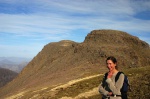 Chris on Sgurr a' Chaoracain