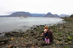 Ben and Emilia by the sea