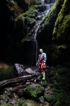 Roman by the waterfall in the open pot