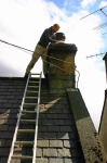 Fiddling on the roof