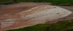 Tracks across the sand