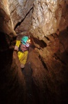 Beardy entering the narrow rift