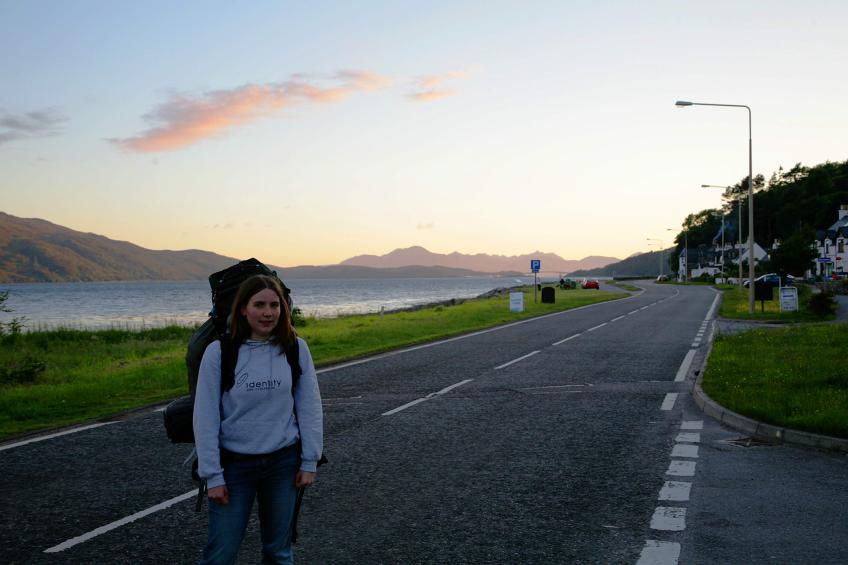 20060625-215816.jpg - Laura waiting to be rescued in Reraig