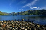 View from the shore