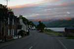 Main Street at sunset