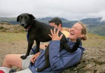 Digga and Catherine enjoy each other's company