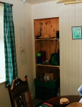 Dining-room shelves