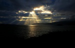 Sunbeams seen from Ardaneaskan