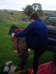 Changing - Rowena gives Jess a helping knee