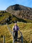 Ruth at Bwlch y Moch