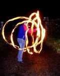 Heather with fire-poi