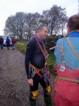 Pete, geared up for the cave