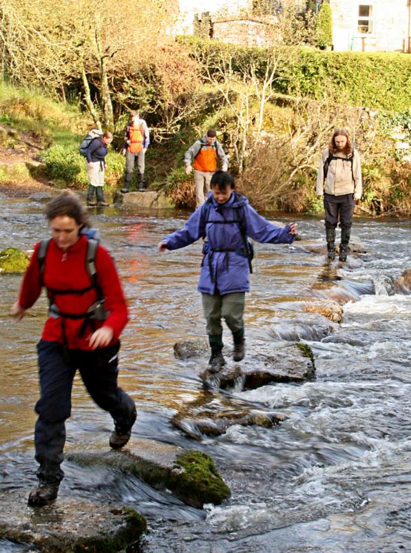 20061111-084520.jpg - More Hillwalkers cross the river