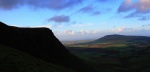Dead Crags and Binsey, with Dumfriesshire vaguely behind