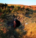David at the entrance to the copper mine