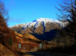 Glas-bheinn in snow