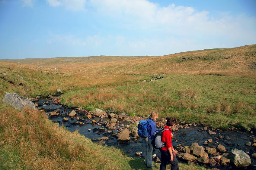 20070428-150516b.jpg - Ruth and Hannah at the next stream crossing