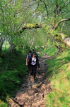Hannah and Dynatra on an ancient path