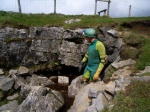 ... and at the cave