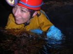 Gaynor enjoying a dip