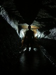 Gaynor in walking-size passage