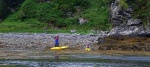 The girls, ashore