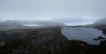 Landscape of rock and water