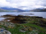 Looking towards Sgeir Fhada from the summit of Sgeir Chreagach