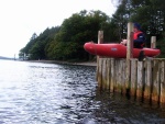 Chris on a jetty