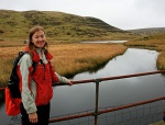 Ieva on a bridge