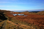 A terrace of pools