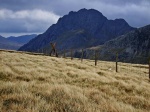 Stile on Y Garn; Tryfan behind