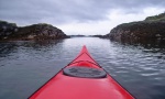 A channel through the Strome Islands