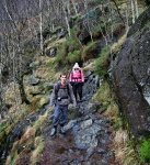 Tom and Monica on the path