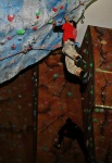 Egg at the climbing wall