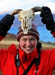 Catherine with extra skull