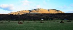 Evening sun on the mountain
