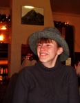 Lottie in a hat