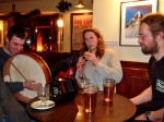 The band - Dave, Catherine and Toby