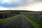 On the dam wall