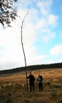 Alex and Caroline compare sticks