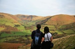 Alex and Marja enjoy the view