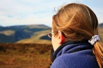 Ruth admires the view