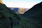 The valley we descended
