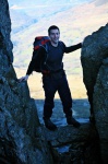 Alex on the wedged block