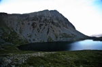 Llyn y Gadair under the Cyfrwy Arête