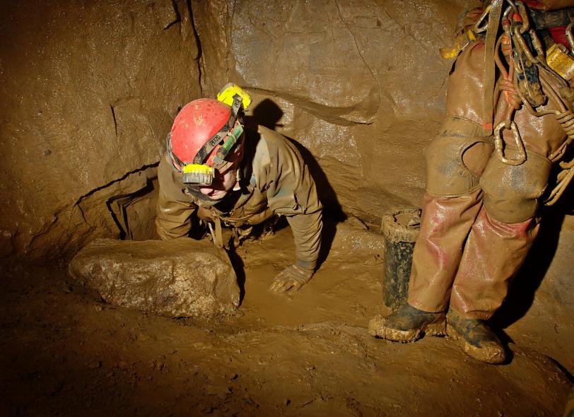 20080216-181628.jpg - Steve emerges from a mud bath