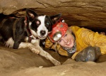 Two happy cavers